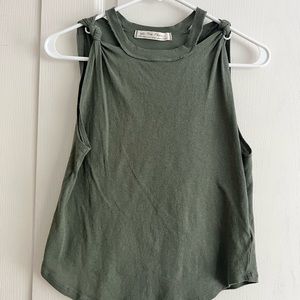 Free People Green Tank